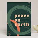 "concentric" - Holiday Cards in Forest by Robin Ott - Front