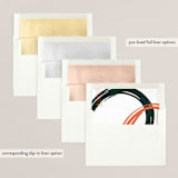 "concentric" - Holiday Cards in Forest by Robin Ott - Envelope Liners