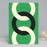 "Full Circle" - Holiday Cards in Emerald by Yours Madly - Front