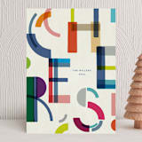 "Cheers" - Holiday Cards in Gumdrops by Sumak Studio - Front