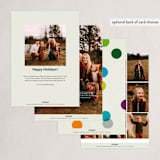 "Cheers" - Holiday Cards in Gumdrops by Sumak Studio - Back of Card Options