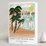 "Deck the palms" - Holiday Cards in Halo by Angel Walker - Folded Card