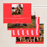 "The Joyful Type" - Holiday Cards in Fruit Punch by The Social Type - Back of Card Options