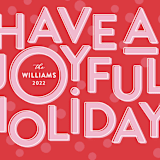 "The Joyful Type" - Holiday Cards in Fruit Punch by The Social Type - Detail