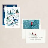 "North Pole Resort" - Holiday Cards in Wintermint by Grae - Assembled