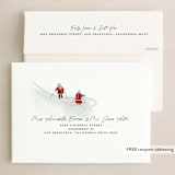 "North Pole Resort" - Holiday Cards in Wintermint by Grae - FREE Recipient Addressing
