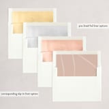 "Season of Blessings" - Holiday Cards in Winter Rose by Blustery August - Envelope Liners