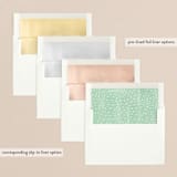 "Merry Village" - Holiday Cards in Mint by Eve Schultz - Envelope Liners