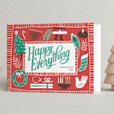 "Happy Everything" - Holiday Cards in Holly by Rebecca Daublin - Folded Card