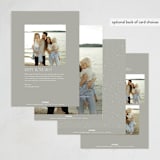 "Angel of Peace" - Holiday Cards in Snow by Ana de Sousa - Back of Card