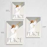 "Angel of Peace" - Holiday Cards in Snow by Ana de Sousa - Formats Available