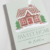 "Home Sweet Home" - Holiday Cards in Spearmint by Brooke Chandler - Detail