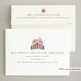 "Home Sweet Home" - Holiday Cards in Spearmint by Brooke Chandler - FREE Recipient Addressing