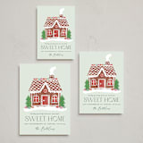 "Home Sweet Home" - Holiday Cards in Spearmint by Brooke Chandler - Formats Available