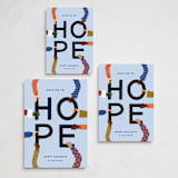 "Hold on to Hope" - Holiday Cards in Winter Sky by Ekko Studio - Formats Available