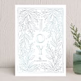 "Etched Foliage" - Holiday Cards in Frost by letterfix - Front