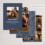 "Etched Foliage" - Holiday Cards in Frost by letterfix - Back of Card Options