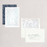 "Etched Foliage" - Holiday Cards in Frost by letterfix - Assembled
