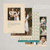 "Prince of Peace" - Holiday Cards in Pine by Jamie Alexander - Back of Card Options