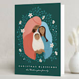 "Prince of Peace" - Holiday Cards in Pine by Jamie Alexander - Folded Card