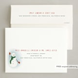 "Moving Sleds" - Holiday Cards in Peppermint by Becky Nimoy - FREE Recipient Addressing