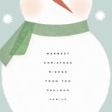 "Snow Day" - Holiday Cards in Sky by Olivia Kanaley Inman - Detail