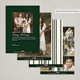 "Tree Tops" - Holiday Cards in Pine by Baumbirdy - Back of Card