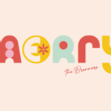 "Retro Merry" - Holiday Cards in Holly Berry by Carrie ONeal - Detail