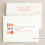 "Retro Merry" - Holiday Cards in Holly Berry by Carrie ONeal - FREE Recipient Addressing