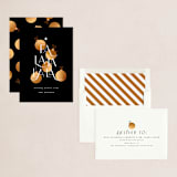 "Modern Display" - Holiday Cards in Coal by Corinne Malesic - Assembled