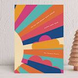 "bright days ahead" - Holiday Cards in Cobalt by Kelsey Mucci - Front