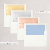 "Winter Forest" - Holiday Cards in Ultramarine by Marina Onoprienko - Envelope Liners