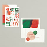 "Our Wish" - Holiday Cards in Holly Berry by Robin Ott - Assembled