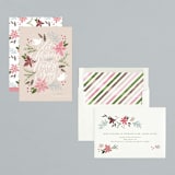 "Let Heaven and Nature Sing" - Holiday Cards in Vanilla by Erin German - Assembled