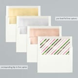 "Let Heaven and Nature Sing" - Holiday Cards in Vanilla by Erin German - Envelope Liners