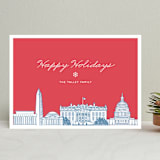 "Big City - Washington DC" - Holiday Cards in Patriot by Hooray Creative - Front