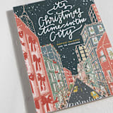 "Christmas in the City" - Holiday Cards in Midnight by Lauren Jinhee - Detail