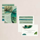 "Hearth" - Holiday Cards in Celadon by Sumak Studio - Assembled