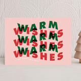 "Warm Wave" - Holiday Cards in Gumdrop by Catherine Culvenor - Front
