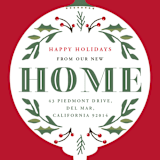 "Ornament Home" - Holiday Cards in Cardinal by Oma N. Ramkhelawan - Close-Up