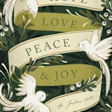 "Audubon" - Holiday Cards in Balsam Fir by Snow and Ivy - Close-Up