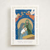 "Pure Light" - Holiday Cards in Ocean by Alethea and Ruth - Front