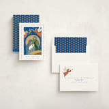 "Pure Light" - Holiday Cards in Ocean by Alethea and Ruth - Assembled