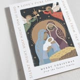 "Pure Light" - Holiday Cards in Plum by Alethea and Ruth - Detail