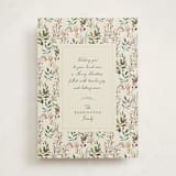 "Watercolor Print" - Holiday Cards in Holly by Becky Nimoy - Front