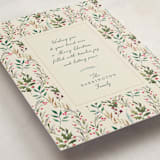 "Watercolor Print" - Holiday Cards in Holly by Becky Nimoy - Detail