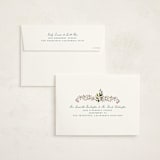 "Watercolor Print" - Holiday Cards in Holly by Becky Nimoy - FREE Recipient Addressing