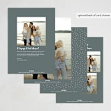 "Cozy House" - Holiday Cards in French Country by Ani Somi - Back of Card Options