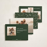 "Botanical Merry" - Holiday Cards in Pine by Paula Pecevich - Back of Card Options