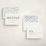"Botanical Merry" - Holiday Cards in Winter by Paula Pecevich - Assembled